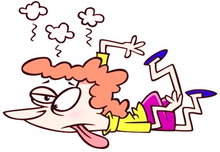 Femme épuisée par la charge mentale